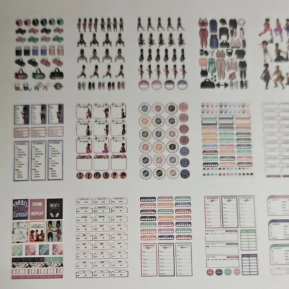 Goldmine and Coco Workout Stickerbook NIP